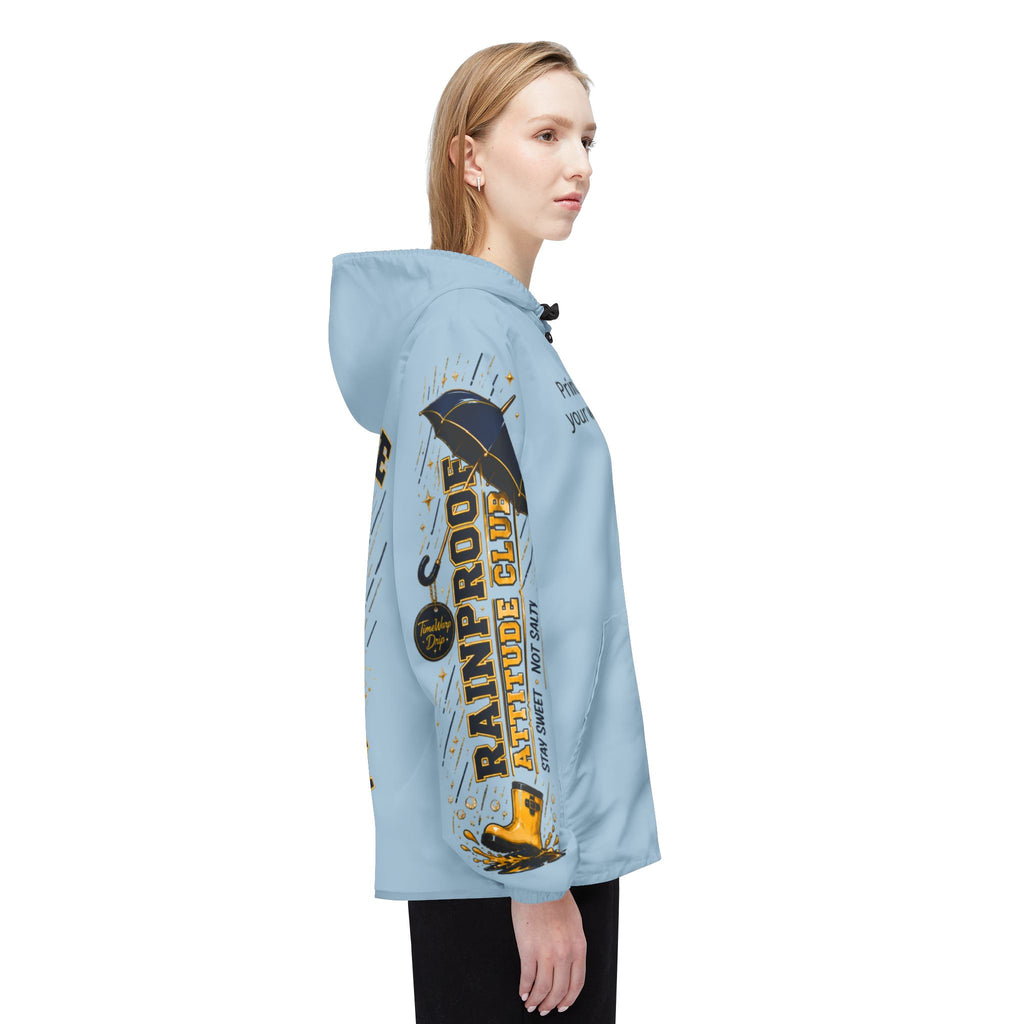 TimeWarp Drip Don't Be Salty Windbreaker – Blue Drip – Don't Be Salty Streetwear | TimeWarp Drip
