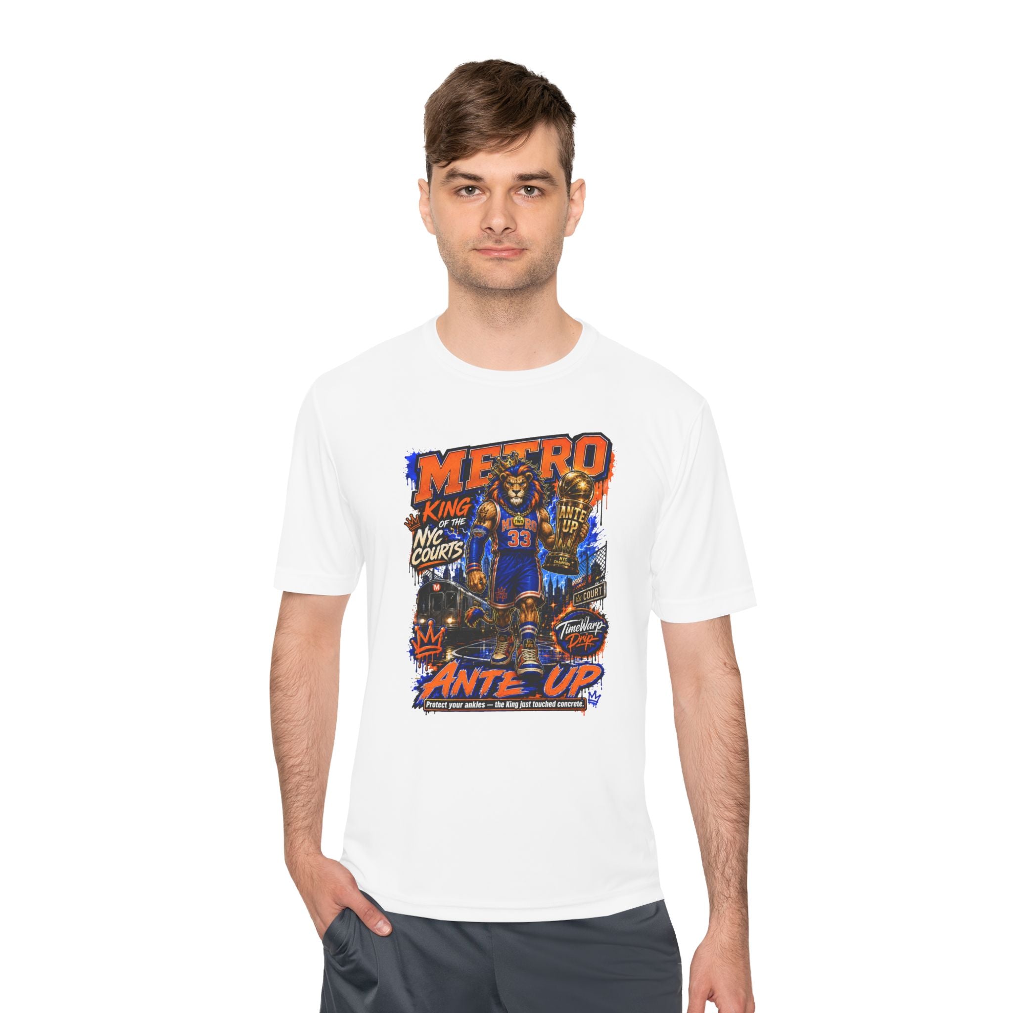 Metro NYC 'Ante Up' Basketball Player Tee