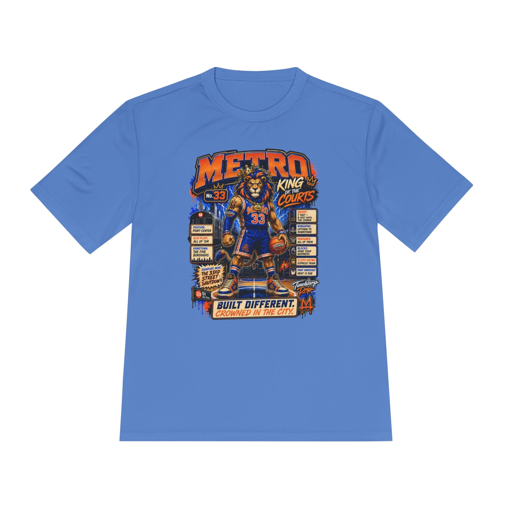 Metro NYC 'Built Different' Basketball Player Tee