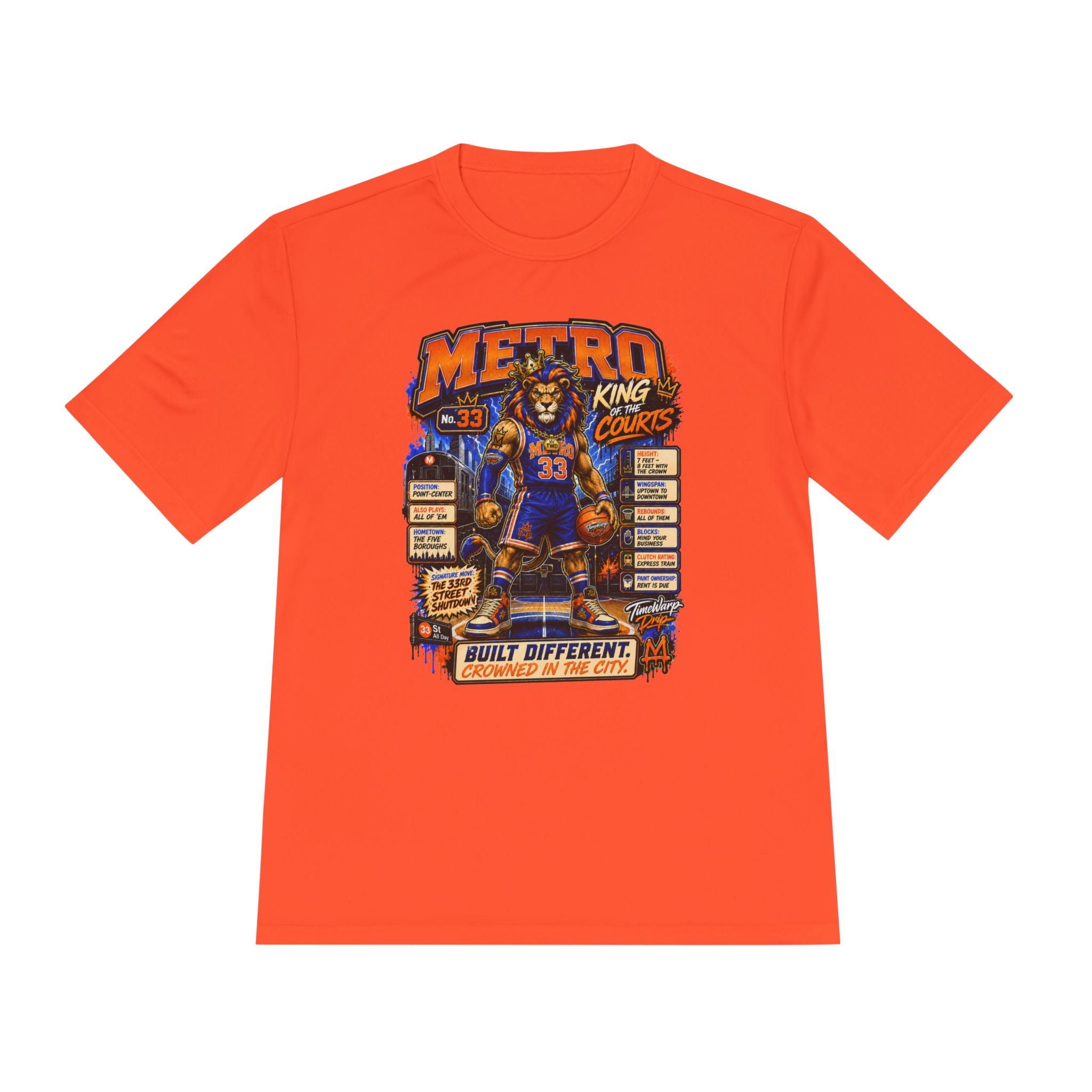 Metro NYC 'Built Different' Basketball Player Tee