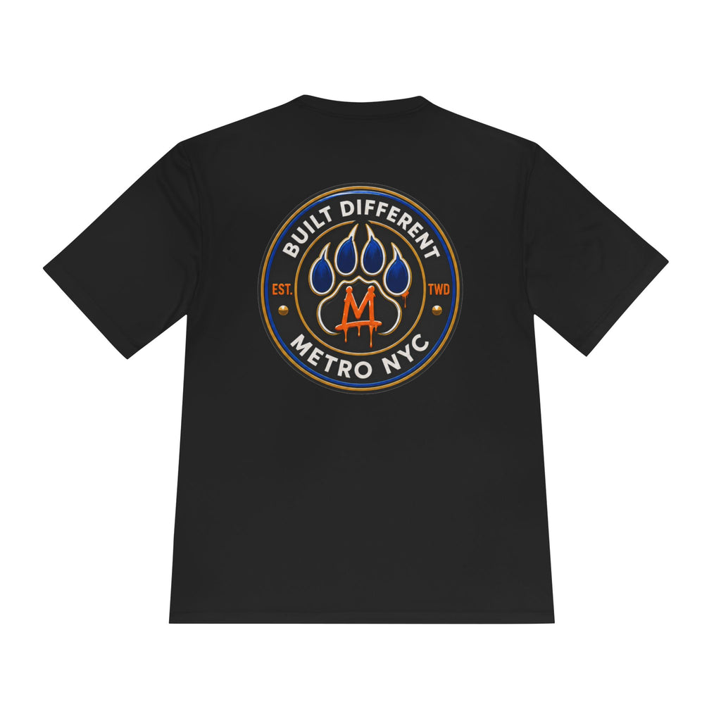 Metro NYC Lion Graphic Tee — "Built Different" Athletic Moisture‑Wicking Shirt