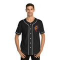 TimeWarp Drip – Black baseball jersey, bold Charm City Built script, worn by confident man; street silhouette, crisp white background. | premium streetwear
