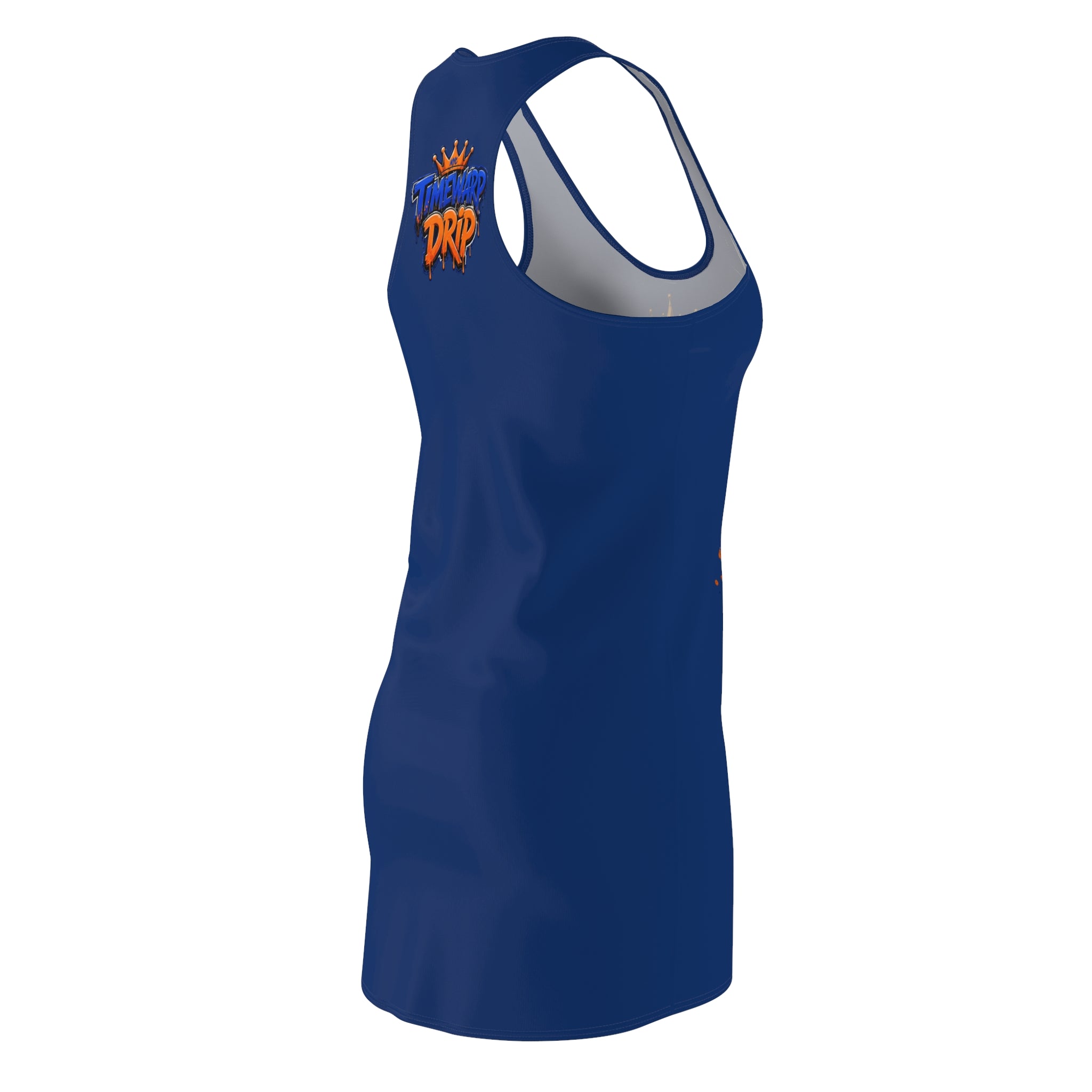 NYC Lioness Racerback Dress — 'The Queen Drip' Streetwear Graphic