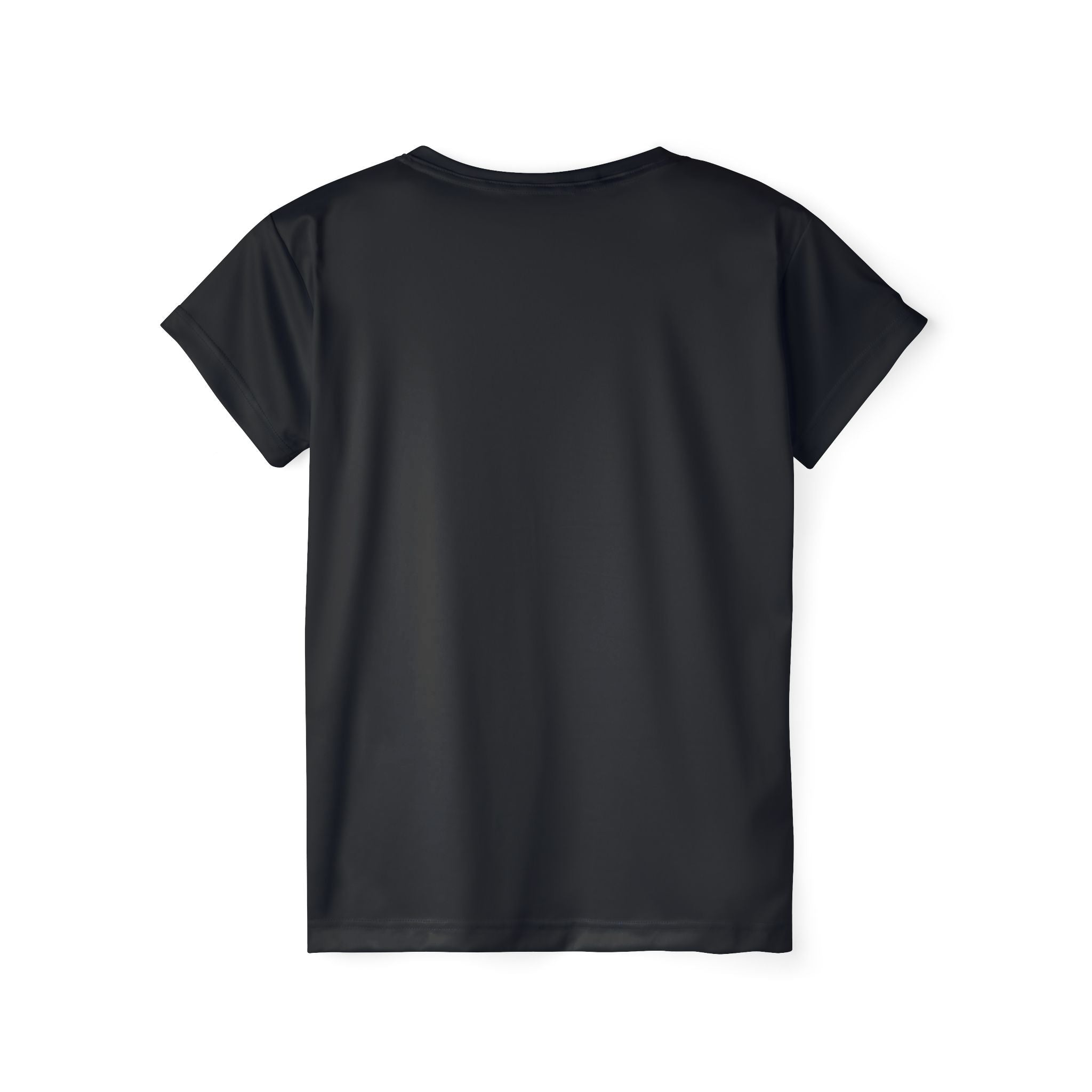 The Straight Outta Baltimore Women's Sports Jersey by Printify is shown flat from the back on a white background—ideal for Charm City fans seeking a simple, stylish tee.