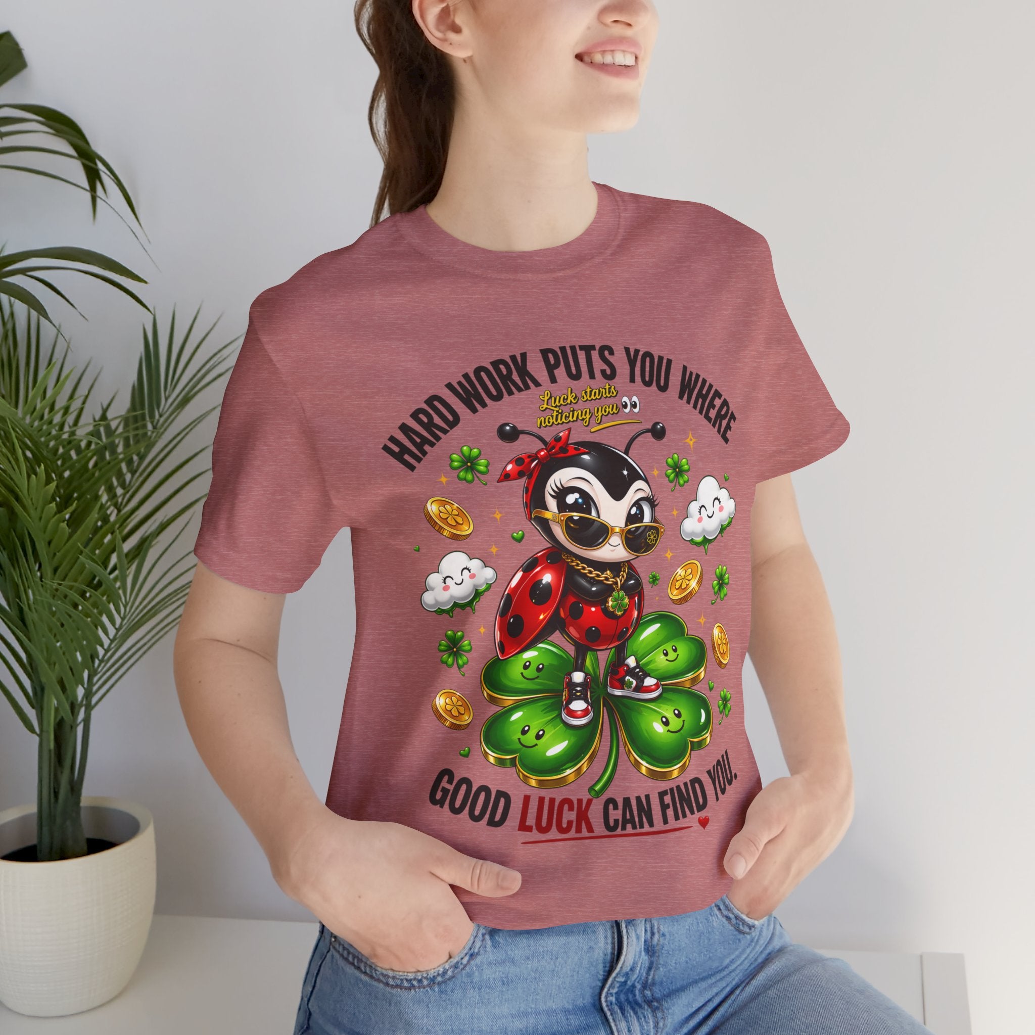 Good Luck Ladybug graphic tee — Where Good Luck Can Find You | TimeWarp Drip