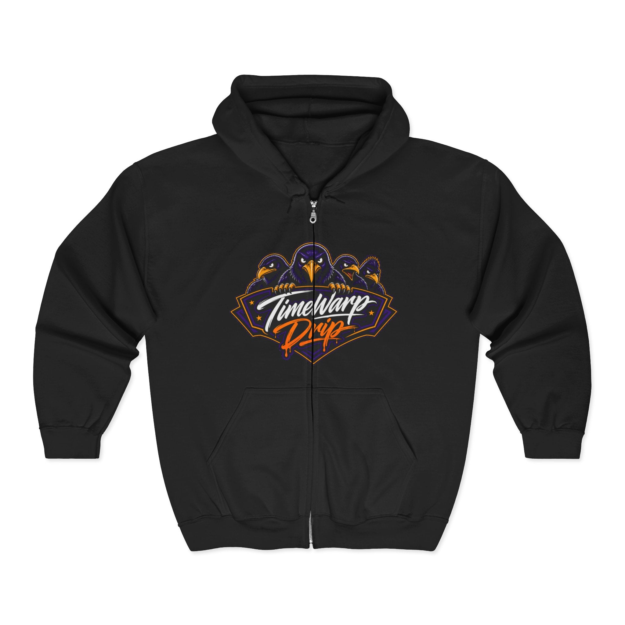 Ravens Run This Zip Hoodie — "We Don’t Do Visitors" Sports Hoodie