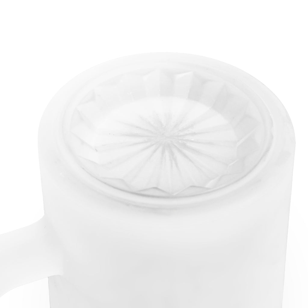 Raven Revenge Frosted Glass Beer Mug — Game Day Cold-Serve Design