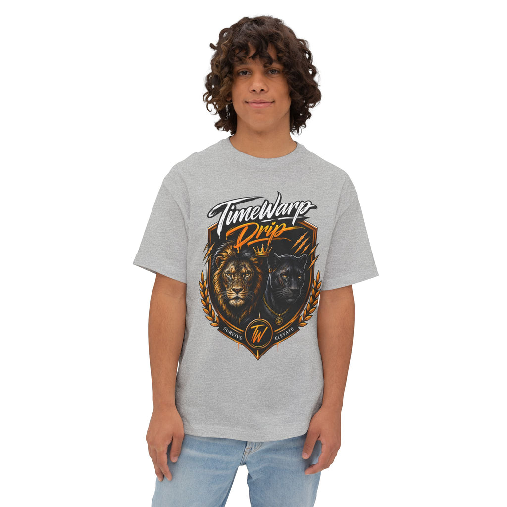 'School of Hard Knocks' - Motivational Oversized Boxy Tee