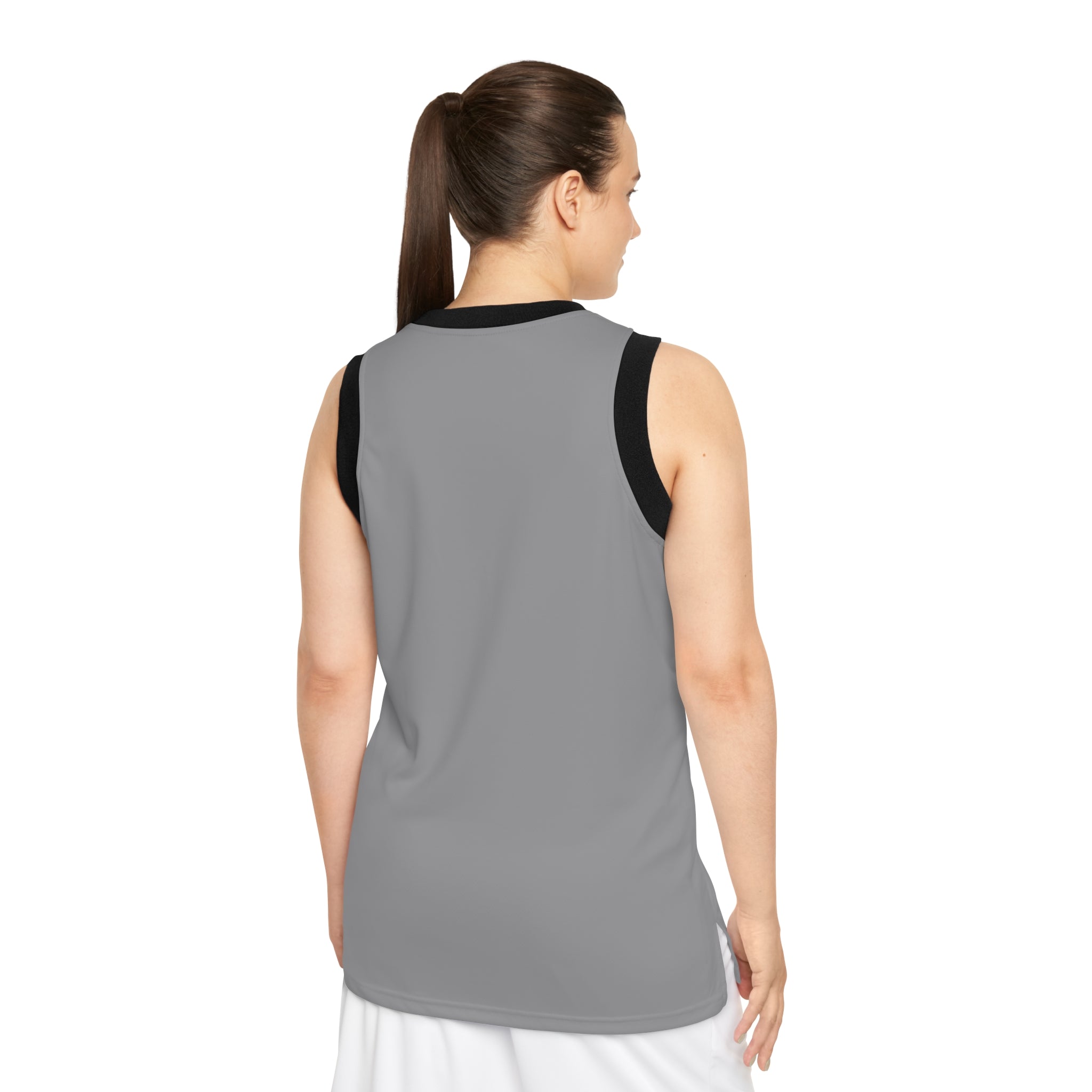 Grey Born From The Streets graphic jersey with all-over print and bold street-inspired design, by Printify.