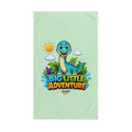 TimeWarp Drip Tiny Roars Big Little Adventure Hand Towel – Multi – Kids Bathroom Decor | TimeWarp Drip