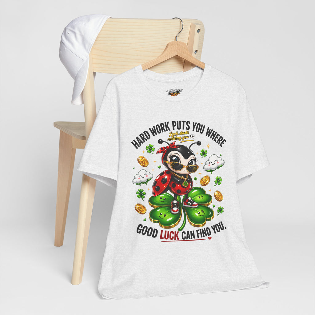 Good Luck Ladybug graphic tee — Where Good Luck Can Find You | TimeWarp Drip