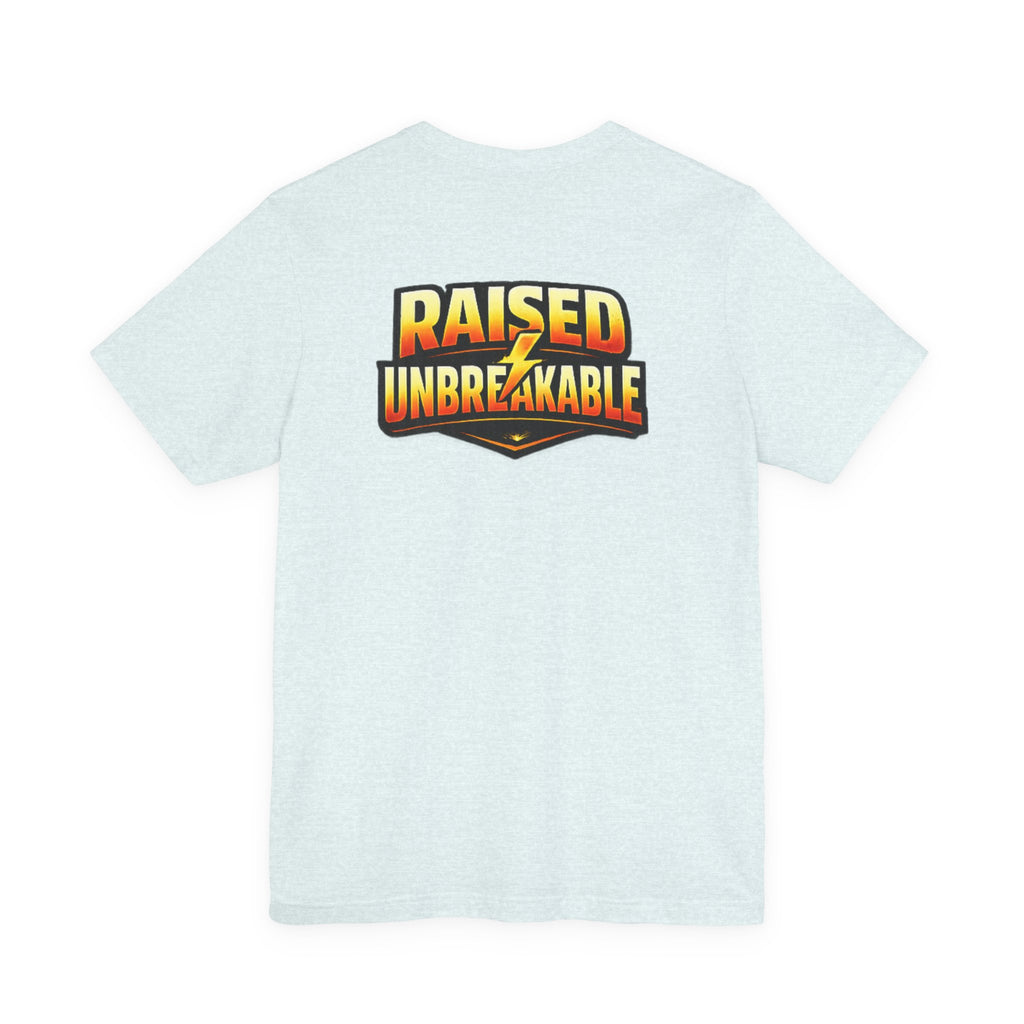TimeWarp Drip Light gray Printify Raised Unbreakable tee—Gen X “Picked Our Own Switches” in bold street-drip colors, loud back graphic. streetwear apparel