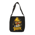 I Don't Give a Duck Tote Bag — Bold TimeWarp Women's Graphic Tote