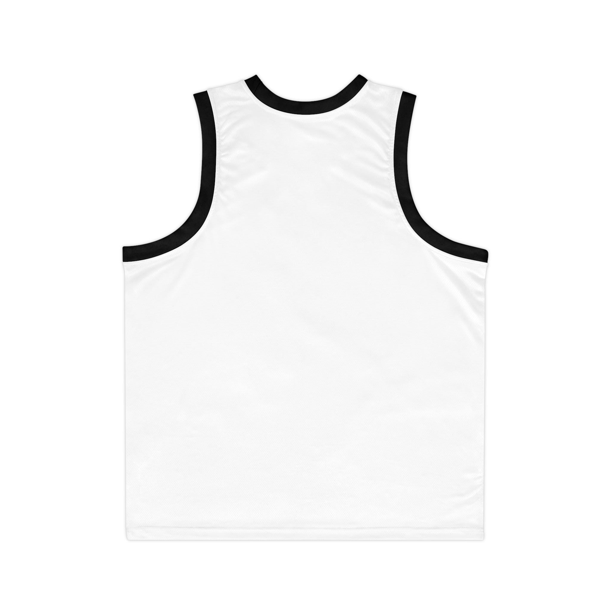 White graphic jersey from Printify featuring all-over street-inspired print design, casual and stylish clothing for streetwear fashion.