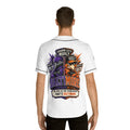 TimeWarp Drip – White graphic baseball jersey with bold Baltimore bird emblem and city pride design, exuding streetwise urban energy. | premium streetwear