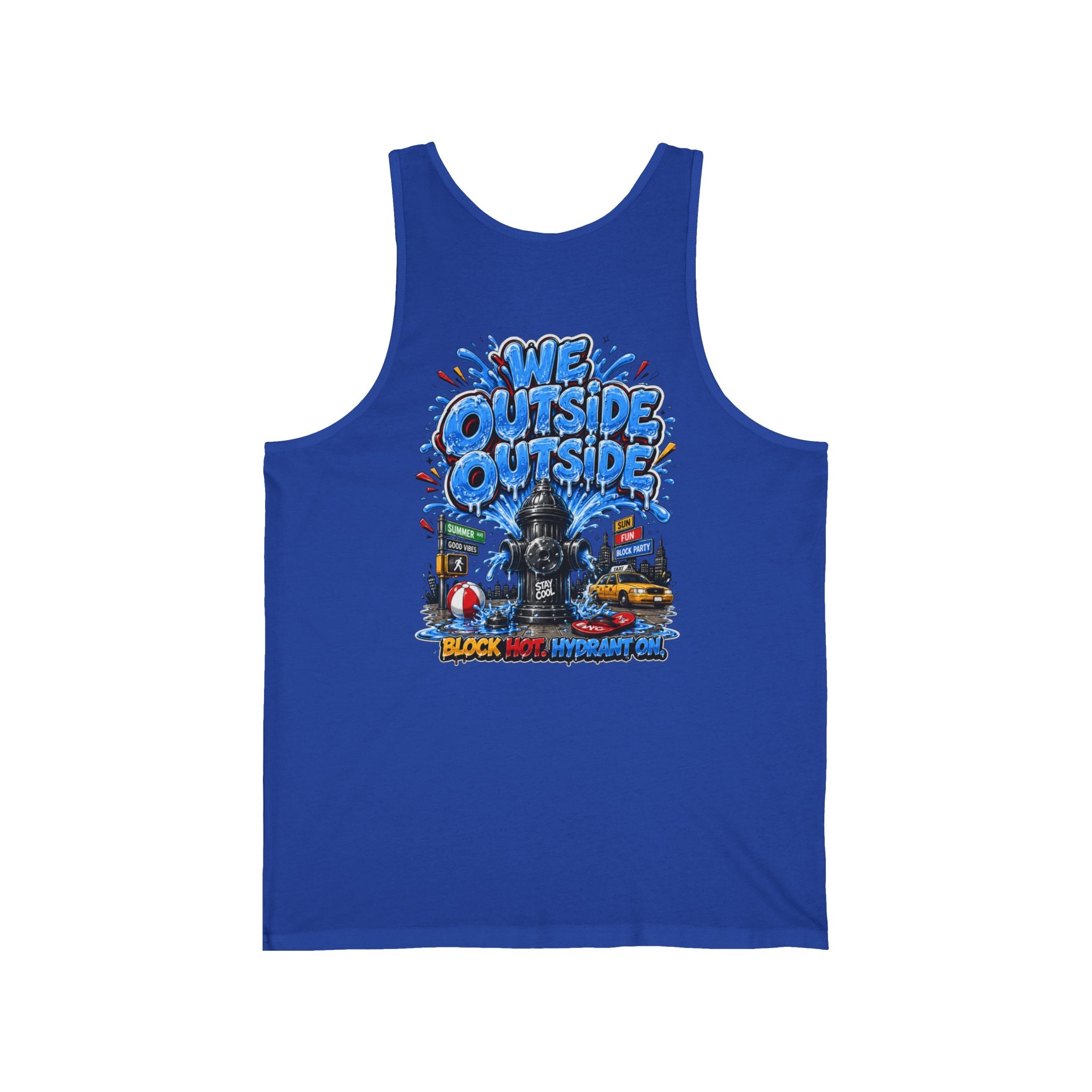 TimeWarp Drip Big Apple Energy Tank Top – Navy – NYC Summer Streetwear | TimeWarp Drip