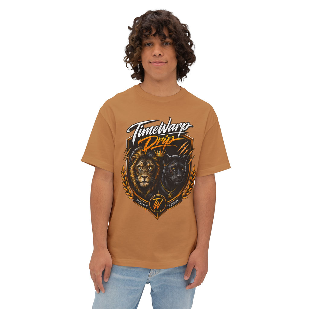 TimeWarp Drip School of Hard Knocks Graphic Tee – Forest Green – Oversized Streetwear | TimeWarp Drip