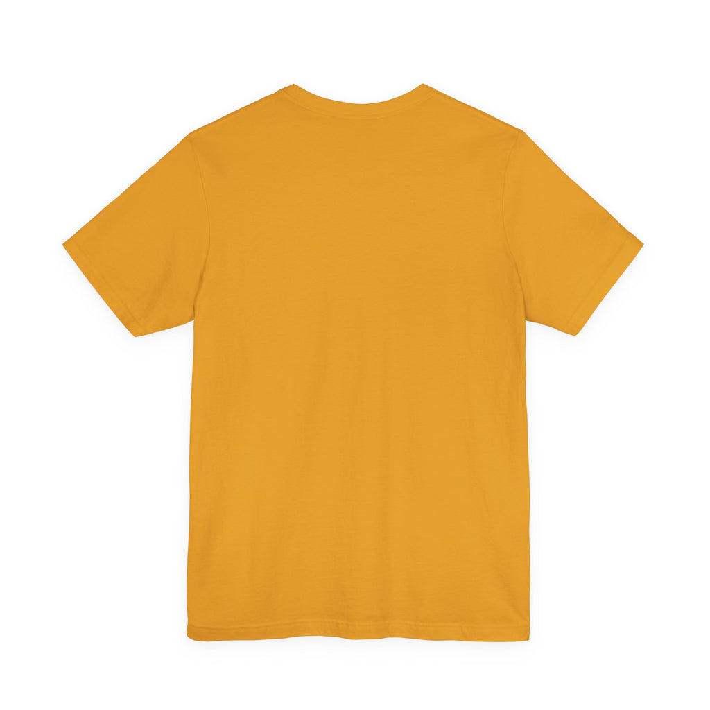 TimeWarp Drip Lucky Clover yellow short-sleeve tee, "Pulls Up Lives" streetwear drip, S-XL, bold back view on white. streetwear apparel