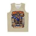Basketball Jersey  (Light Yellow) — Metro King Courts Lion Graphic (Built Different)