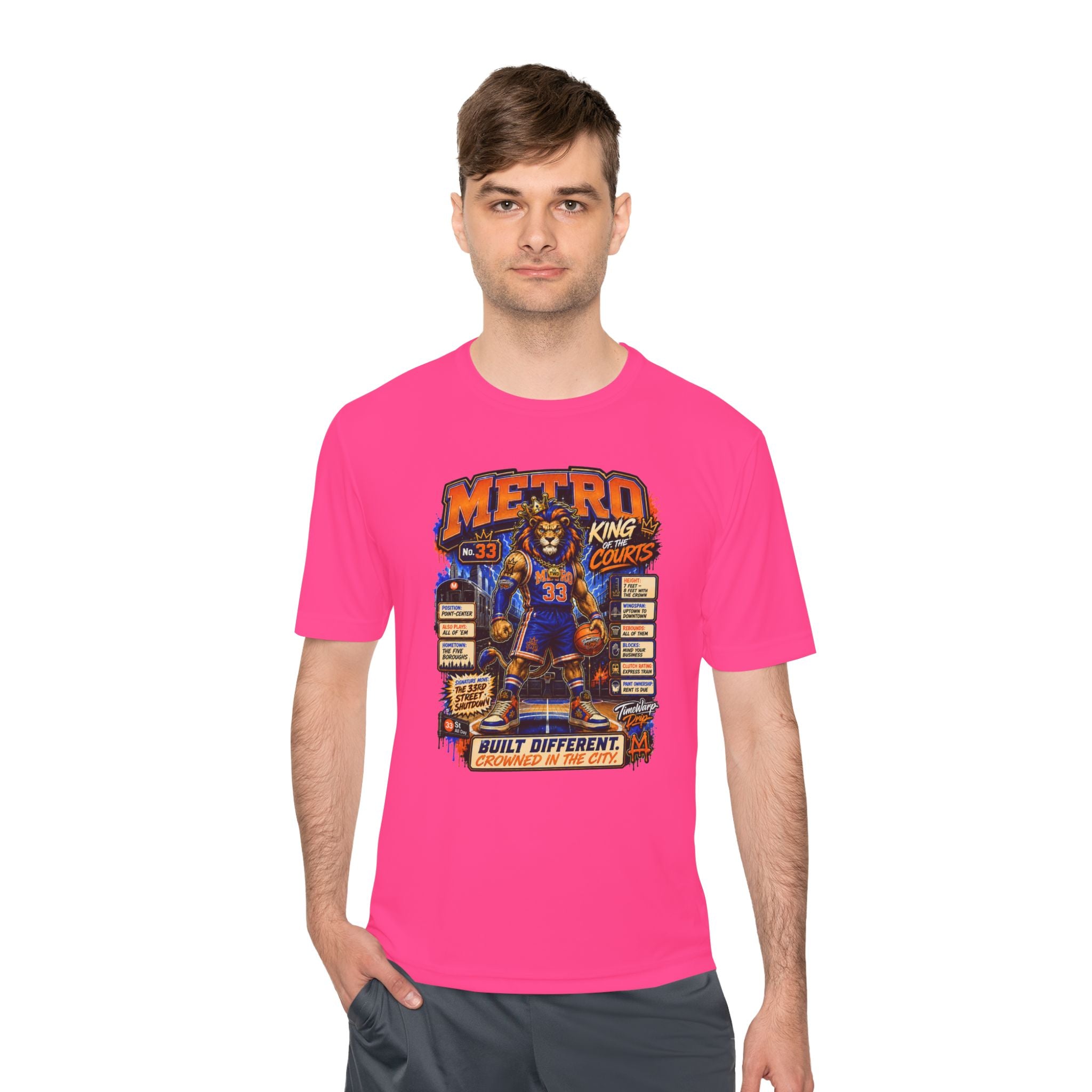 Metro NYC 'Built Different' Basketball Player Tee