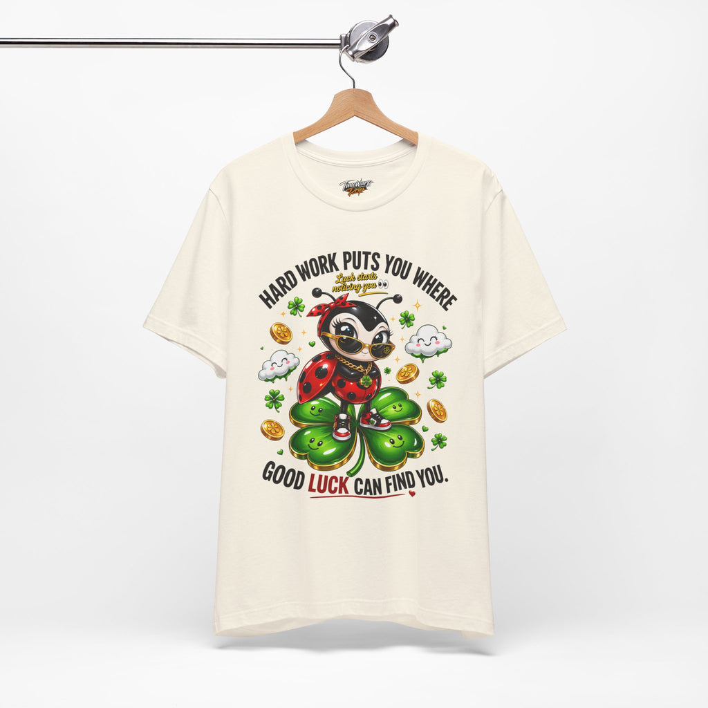 Good Luck Ladybug graphic tee — Where Good Luck Can Find You | TimeWarp Drip