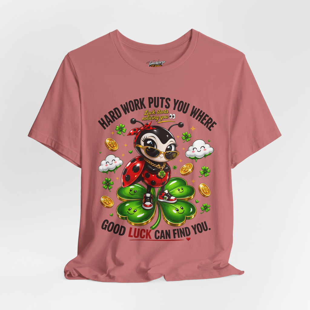 Good Luck Ladybug graphic tee — Where Good Luck Can Find You | TimeWarp Drip