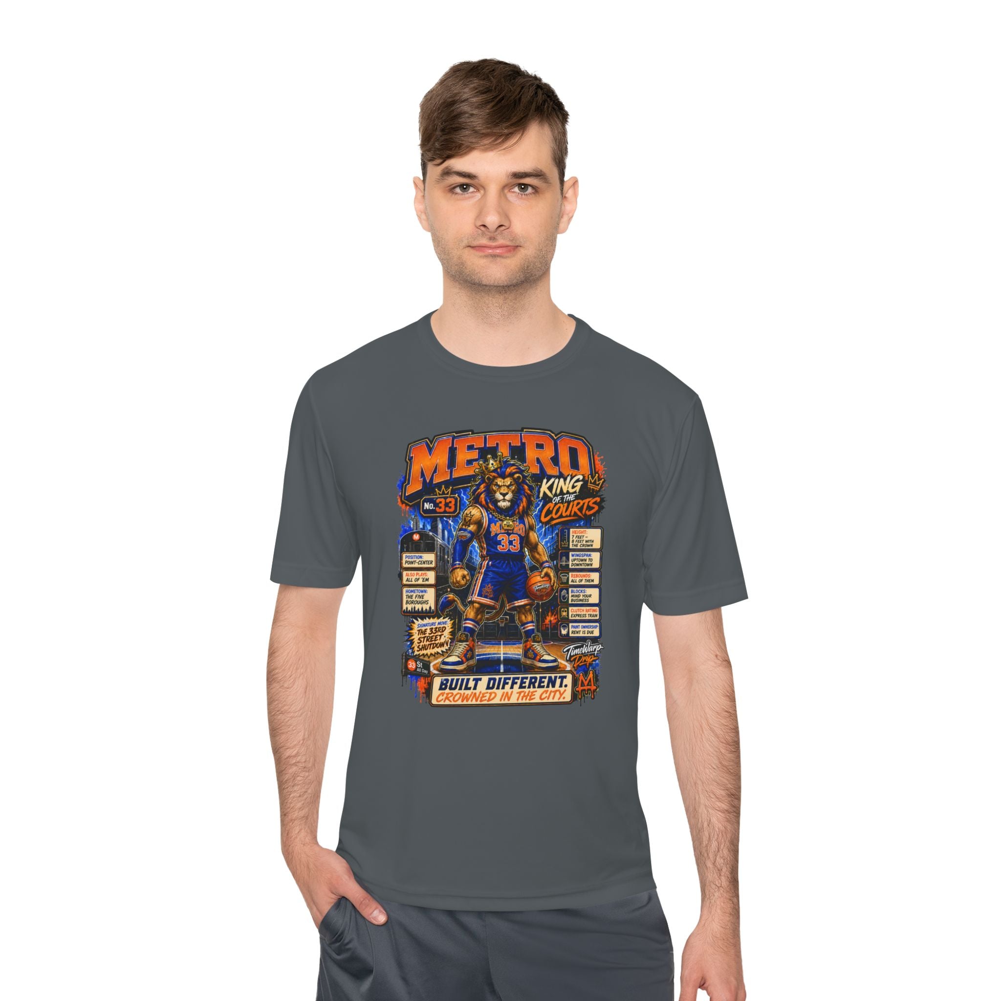 Metro NYC 'Built Different' Basketball Player Tee