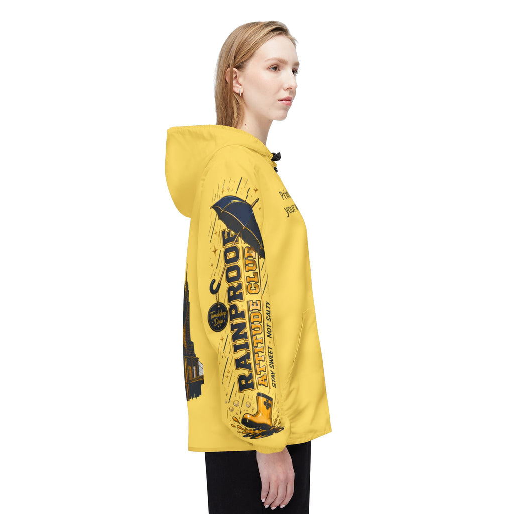 TimeWarp Drip Don't Be Salty Honey Bear Windbreaker – NYC Retro Yellow Drip – Don't Be Salty Streetwear | TimeWarp Drip