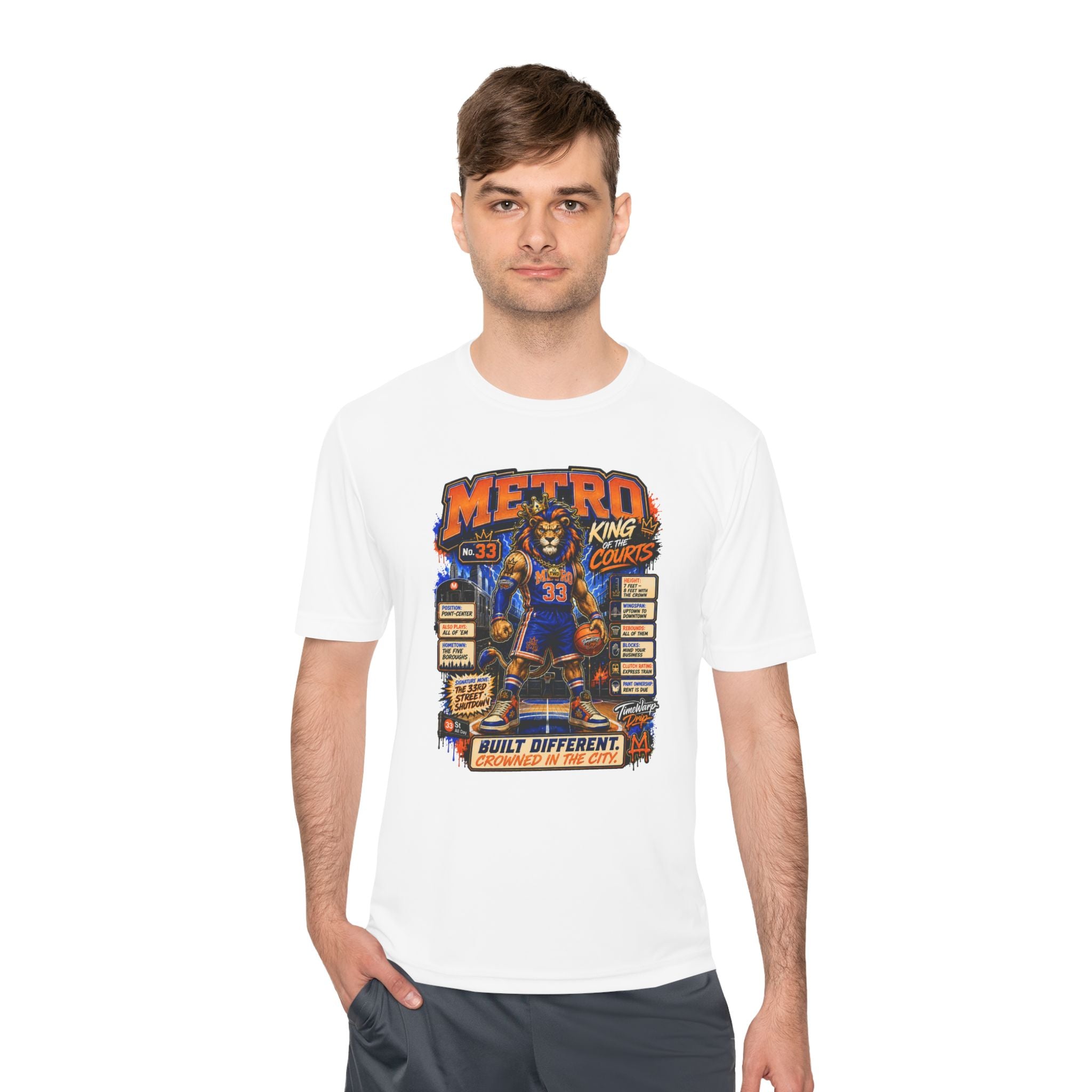 Metro NYC 'Built Different' Basketball Player Tee